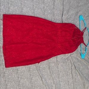 Lacey Red Dress